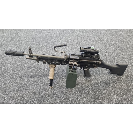 [2nd HAND] VFC M249 GBB/HPA + DRUM + ACCESSORIES 