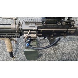 [2nd HAND] VFC M249 GBB/HPA + DRUM + ACCESSORIES 