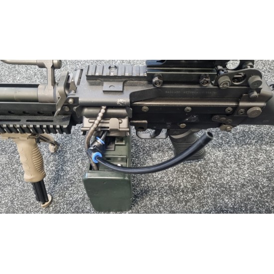 [2nd HAND] VFC M249 GBB/HPA + DRUM + ACCESSORIES 