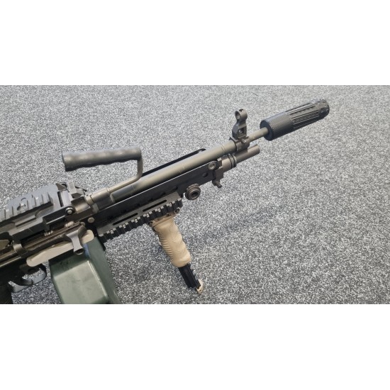 [2nd HAND] VFC M249 GBB/HPA + DRUM + ACCESSORIES 