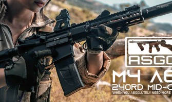 ASGC High Speed 240rd Mid-Cap M4 AEG Magazines - High ROF?! NO PROBLEMO!