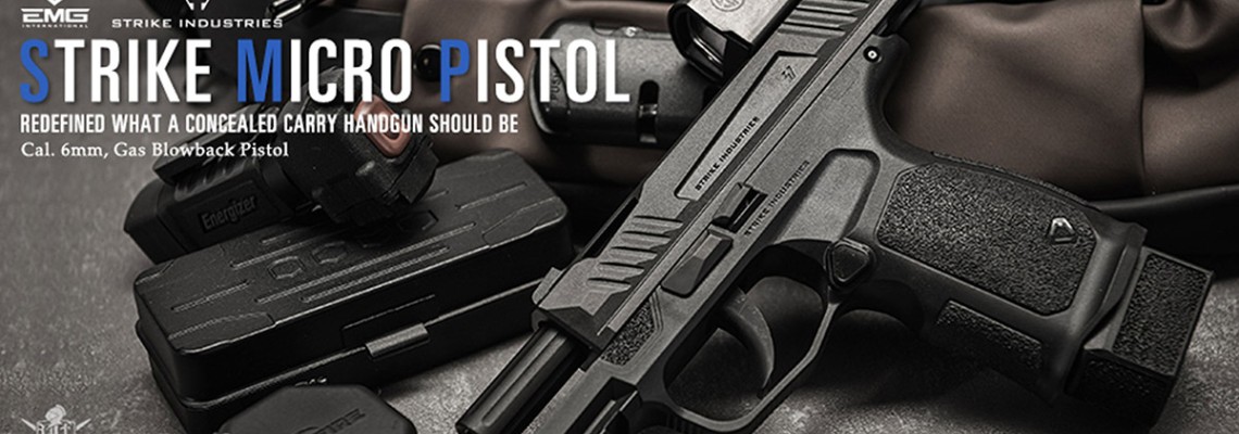 VFC x EMG Strike Industries SMP P365 Micro GBB Pistol - Extremely Compact and Optic ready!