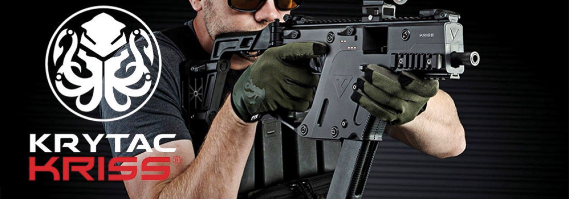 Krytac Kriss Vector Licensed Gas Blowback Submachine Gun - Downwards Recoil is back!