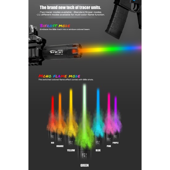 ACETECH BIFROST RGB BLASTER FLAMES & TRACER UNIT (RAINBOW)