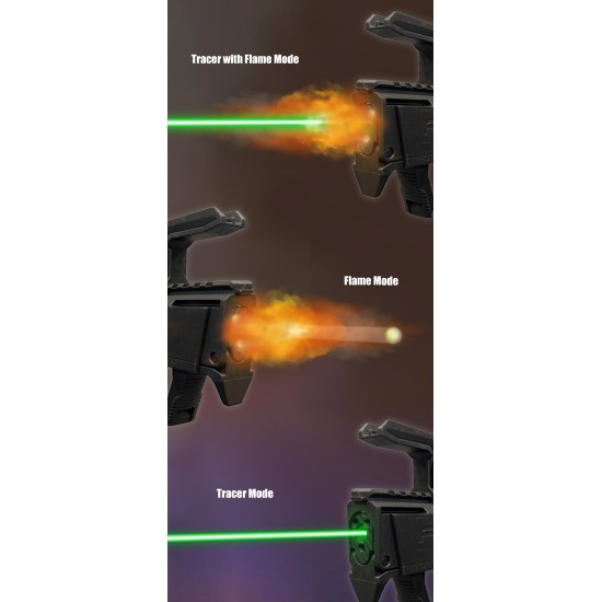Acetech x Poseidon FMG9 Folding Submachine Glock with AGENT Flame Tracer [DELUXE]