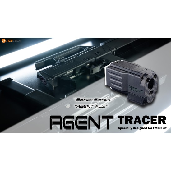 Acetech x Poseidon FMG9 Folding Submachine Glock with AGENT Flame Tracer [DELUXE]