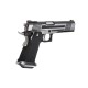 AW Custom HX1001 "Split" High Speed Hi-Capa 5.1 Gas Blowback Pistol - Silver Two Tone