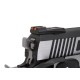 AW Custom HX1001 "Split" High Speed Hi-Capa 5.1 Gas Blowback Pistol - Silver Two Tone