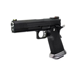 AW Custom HX1002 "Split" High Speed Hi-Capa 5.1 Gas Blowback Pistol - Black
