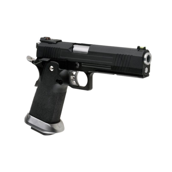 AW Custom HX1002 "Split" High Speed Hi-Capa 5.1 Gas Blowback Pistol - Black