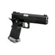 AW Custom HX1002 "Split" High Speed Hi-Capa 5.1 Gas Blowback Pistol - Black