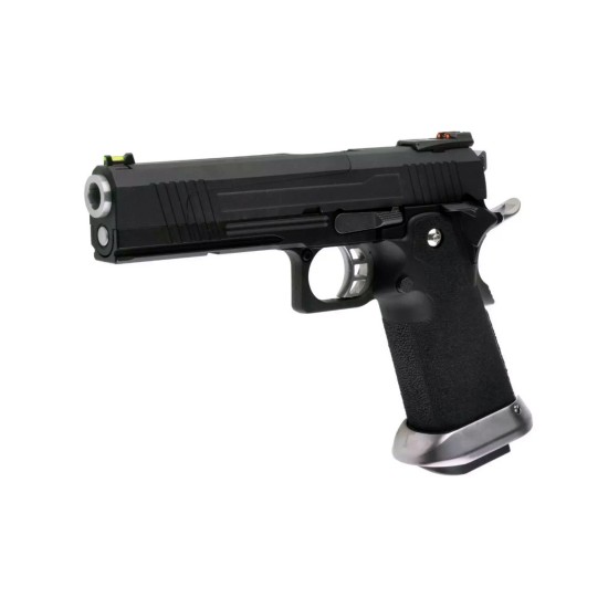 AW Custom HX1002 "Split" High Speed Hi-Capa 5.1 Gas Blowback Pistol - Black