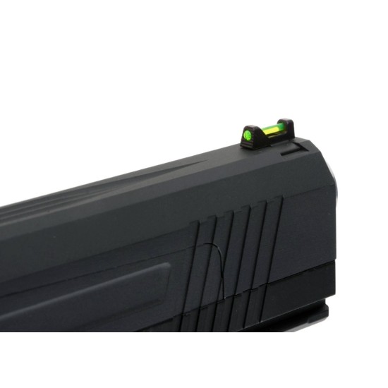 AW Custom HX1002 "Split" High Speed Hi-Capa 5.1 Gas Blowback Pistol - Black