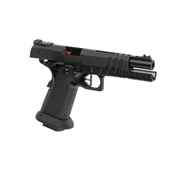 AW Custom HX2003 "Black Ace" Hi-Capa 5.1 Gas Blowback Pistol - Black