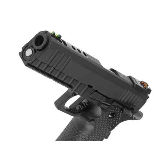 AW Custom HX2003 "Black Ace" Hi-Capa 5.1 Gas Blowback Pistol - Black