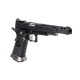 AW Custom HX2402 "Open Master" Competition Hi-Capa Gas Blowback Pistol - Black