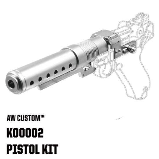 AW Custom A180 Conversion Kit for AW Custom P08 6" Luger
