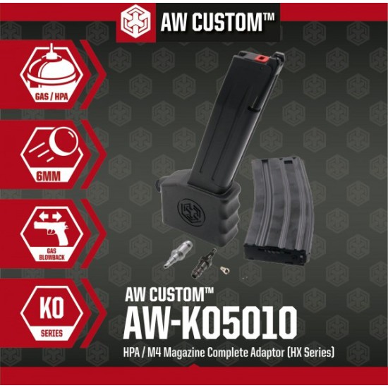 AW Custom HX / Hi-Capa to M4 AEG HPA Adapter Kit Set