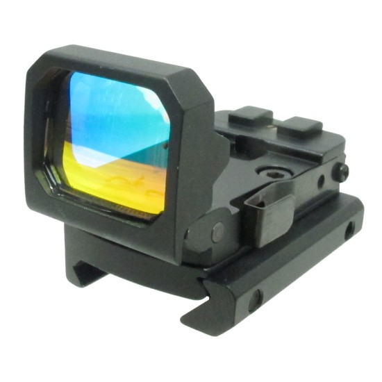 Black Owl micro flip red dot sight for 20mm/ glock pistols (black)