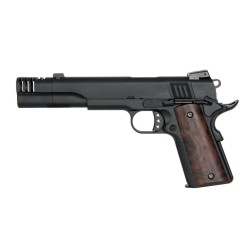  Armorer Works Iconic 1911 with Compensator Gas Blowback Pistol - Black