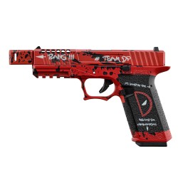 Armorer Works VX7 Glock with Compensator Gas Blowback Pistol - DeadPool