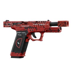 Armorer Works VX7 Glock with Compensator Gas Blowback Pistol - DeadPool