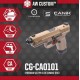 Cybergun x AW Salient Arms CANiK TP9 Elite Combat Gas Blowback Pistol - FDE