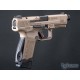 Cybergun x AW Salient Arms CANiK TP9 Elite Combat Gas Blowback Pistol - FDE