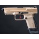Cybergun x AW Salient Arms CANiK TP9 Elite Combat Gas Blowback Pistol - FDE