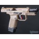 Cybergun x AW Salient Arms CANiK TP9 Elite Combat Gas Blowback Pistol - FDE