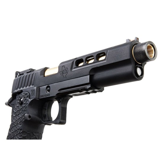 EMG x TTI Licensed STI DVC 3-GUN 2011 GBB Pistol - Threaded Barrel