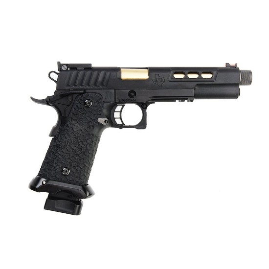 EMG x TTI Licensed STI DVC 3-GUN 2011 GBB Pistol - Threaded Barrel