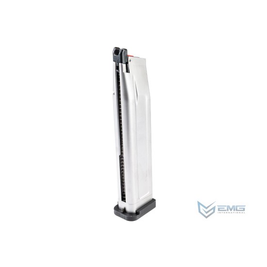 AW x EMG licensed TTI 2011 Extended Hi-capa 40rd Gas Magazine - Silver