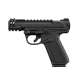 Action Army AAP-01C "Shinobi" Compact Gas Blowback Pistol with Full-Auto - Black