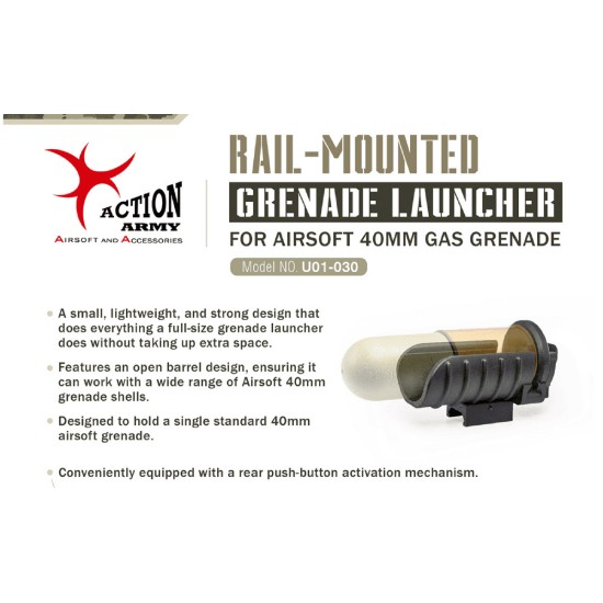 Action Army Mini Grenade Launcher for Rail Mount