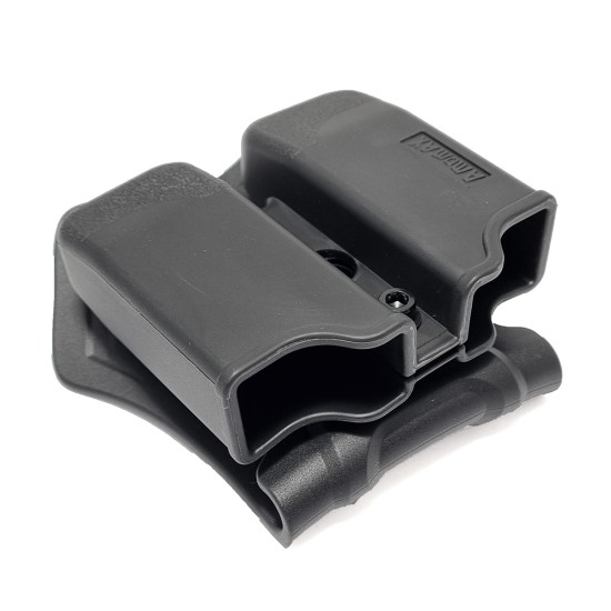 Amomax 9mm Beretta PX4 / USP Double Magazine Pouch - Black