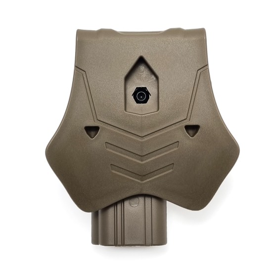 Amomax Tactical Quick Draw Holster for Real-Spec Glock 17 - Right Hand, FDE