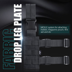 AMOMAX FABRIC MOLLE DROP LEG PLATE