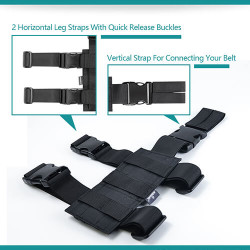 AMOMAX FABRIC MOLLE DROP LEG PLATE