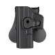 AMOMAX TACTICAL QUICK DRAW HOLSTER FOR AIRSOFT GLOCKS - LEFT BK
