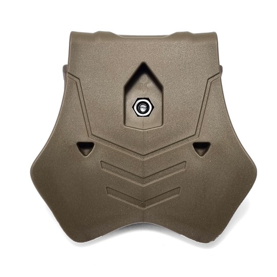 Amomax Tactical Double Magazine Pouch for 9mm Glock Mags - FDE