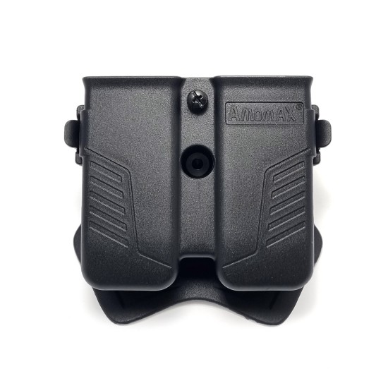 Amomax Universal Double Magazine Pouch - Black