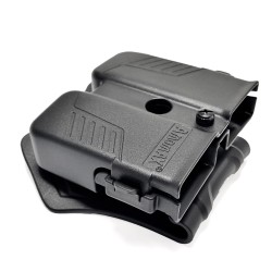 Amomax Universal Double Magazine Pouch - Black