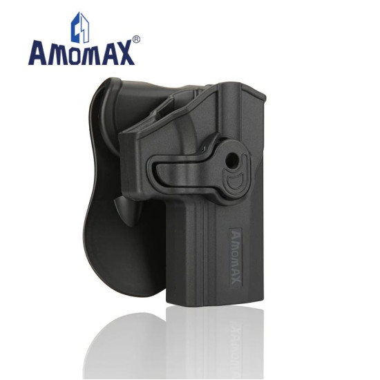 AMOMAX TACTICAL QUICK DRAW HOLSTER SIG P320 M17 FS - RH, BK