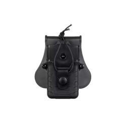 Amomax Hard Radio Pouch with Paddle - Black