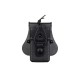 Amomax Hard Radio Pouch with Paddle - Black