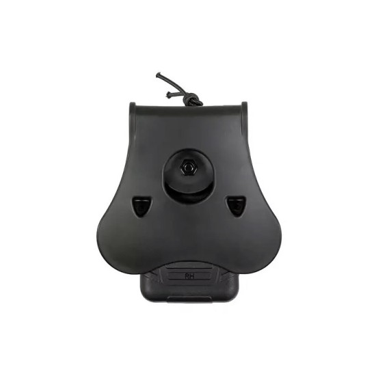 Amomax Hard Radio Pouch with Paddle - Black
