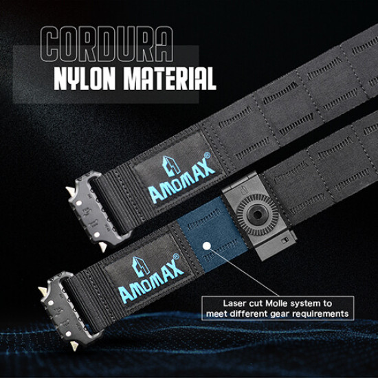 Amomax Greyhawk 1.75" Laser Cut Molle Operators Belt, RG - Small