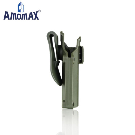 AMOMAX TACTICAL MULTI-FIT POLYMER HOLSTER - LEFT HAND, OD