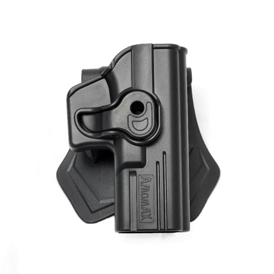Amomax Tactical Quick Draw Holster for Airsoft TM/WE Glocks - Right Hand, Black